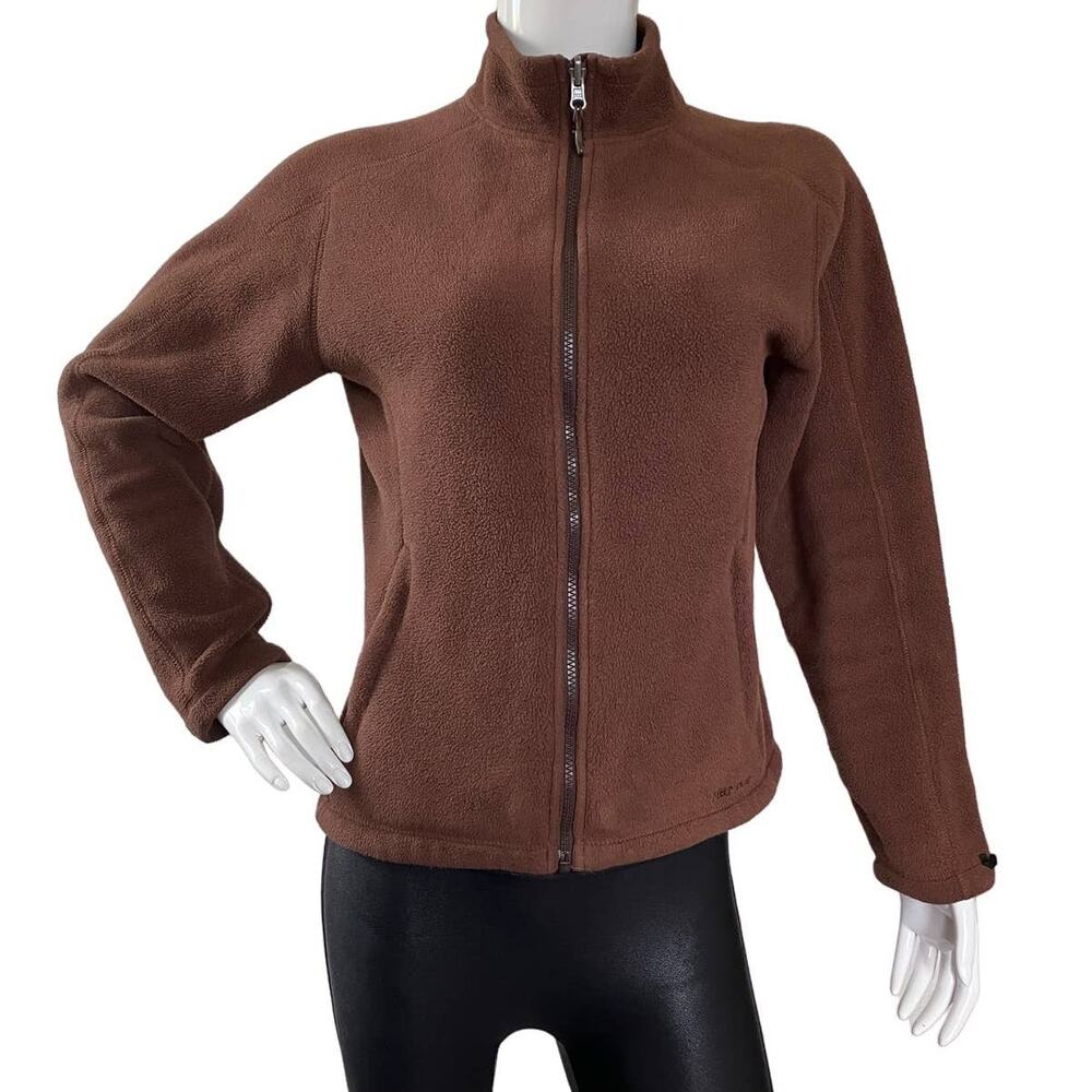 Marmot Women's Brown Zip Up Fleece Jacket Large